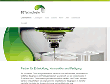 Tablet Screenshot of be-technologie.de